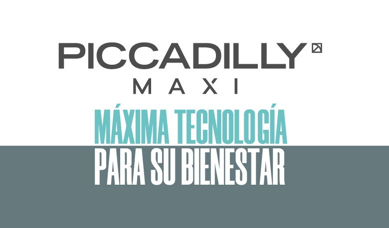 slogan Piccadilly Maxi con logo